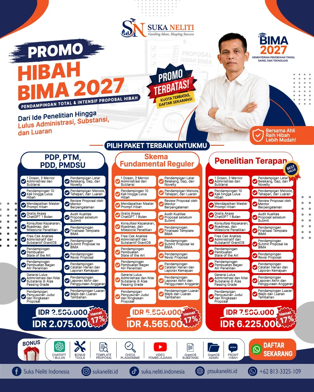 Gabung dan Buktikan Sampai Proposal didanai