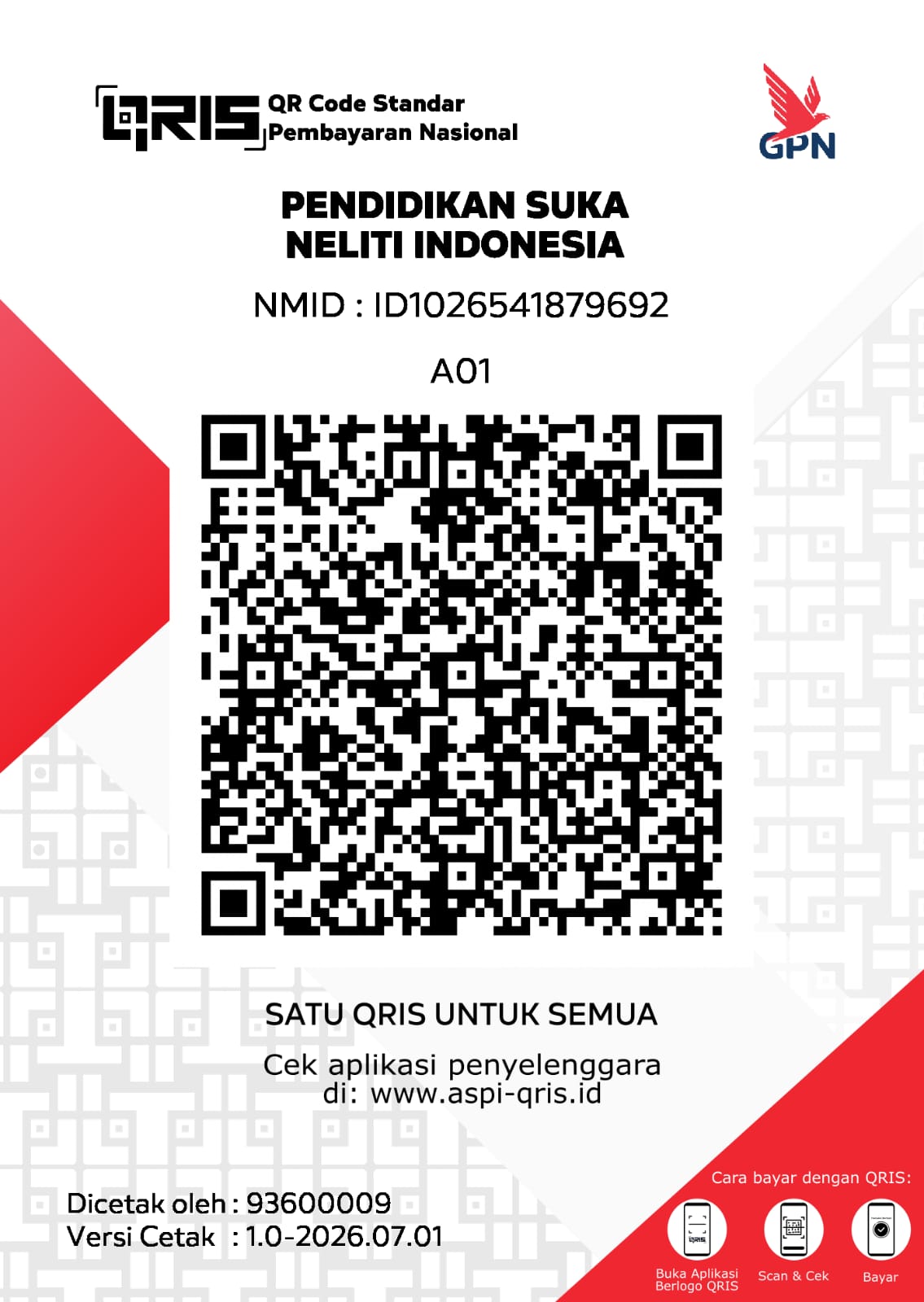 QRIS PT Suka Neliti Indonesia